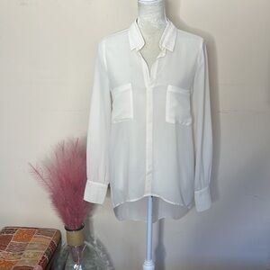 Forever 21 • sheer high low blouse